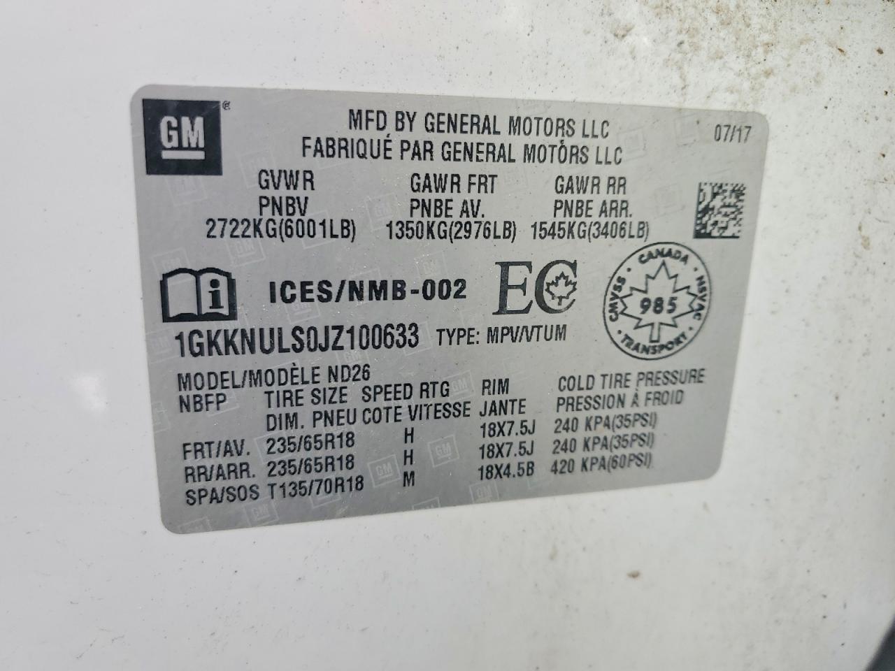 2018 GMC Acadia Slt-1 - zdjęcie 14