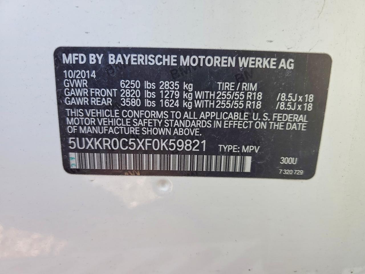 2015 BMW X5 xDrive35I - zdjęcie 12