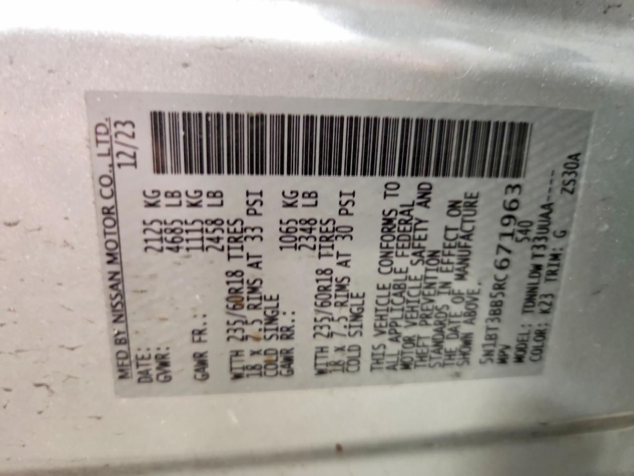 2024 Nissan Rogue Sv - zdjęcie 13