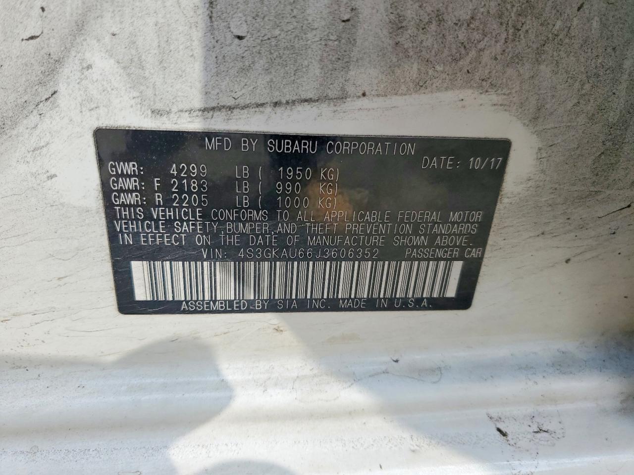 2018 Subaru Impreza Limited - zdjęcie 12