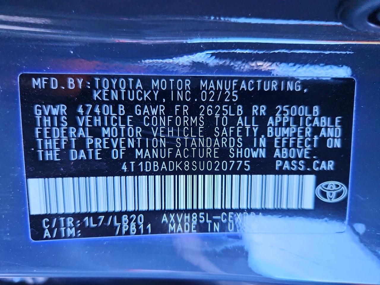 2025 Toyota Camry Xse - zdjęcie 12