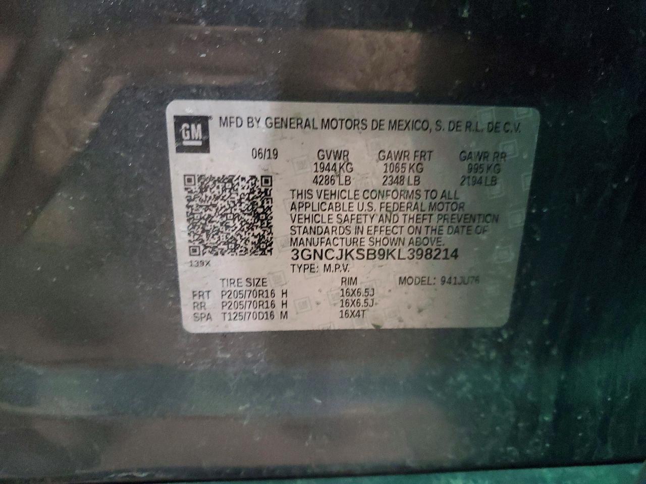 2019 Chevrolet Trax Ls - zdjęcie 13