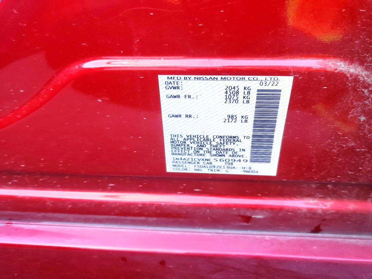 2022 Nissan Leaf Sv - zdjęcie 13