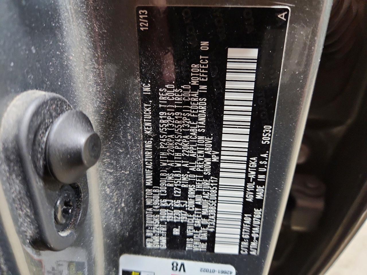 2014 Toyota Venza Le - zdjęcie 14