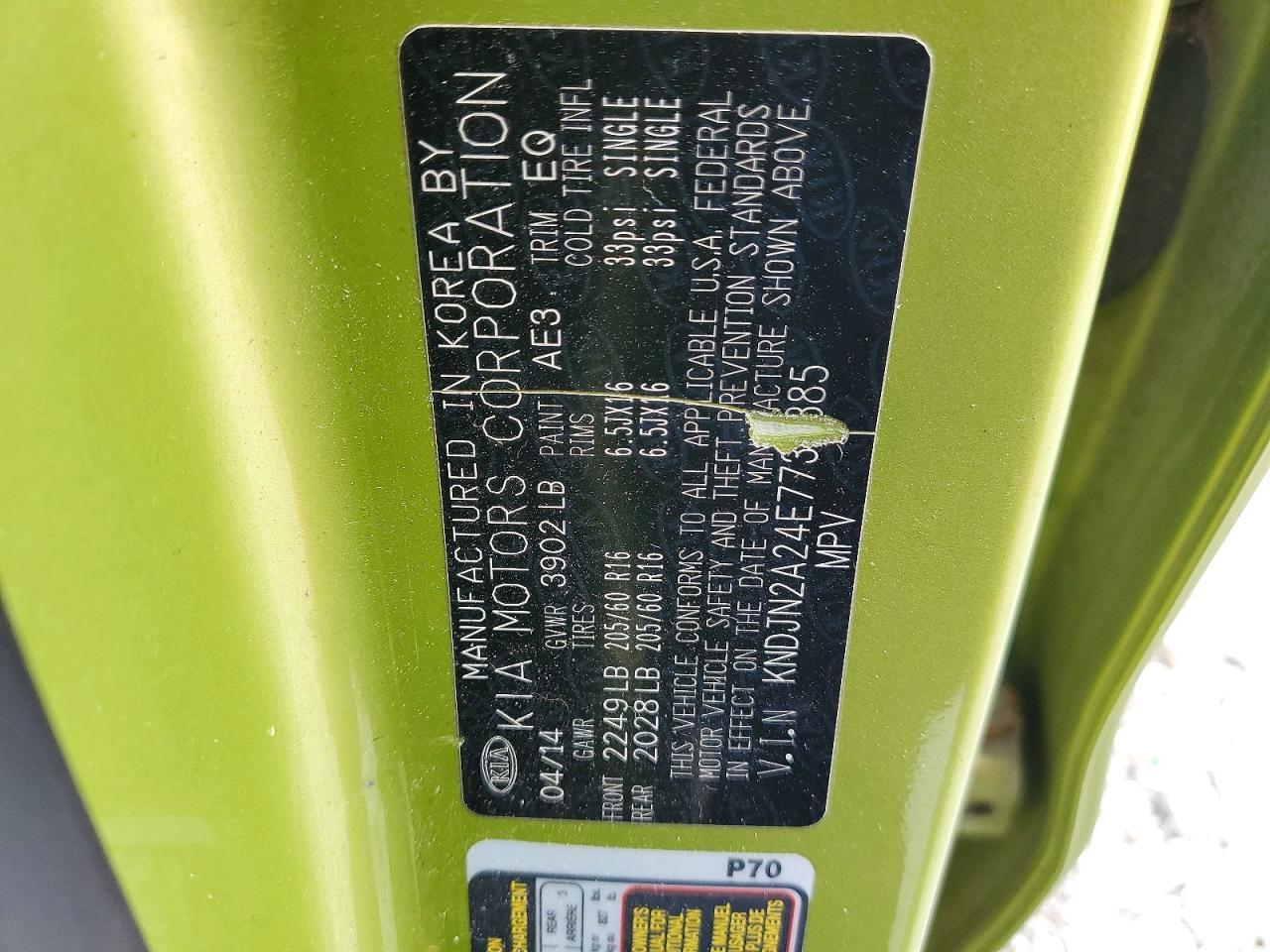 2014 Kia Soul Base - zdjęcie 13