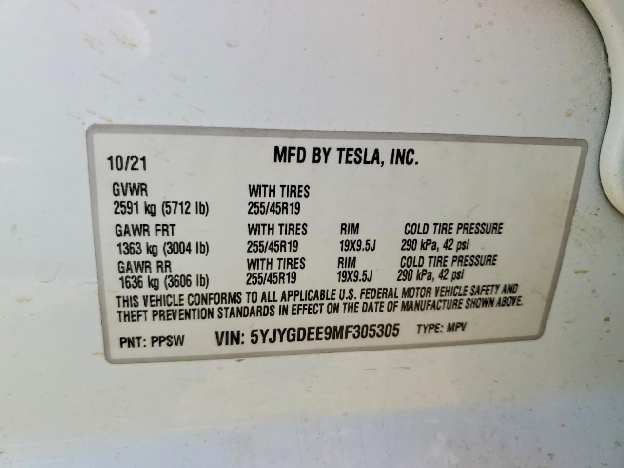 2021 Tesla Model Y - zdjęcie 12