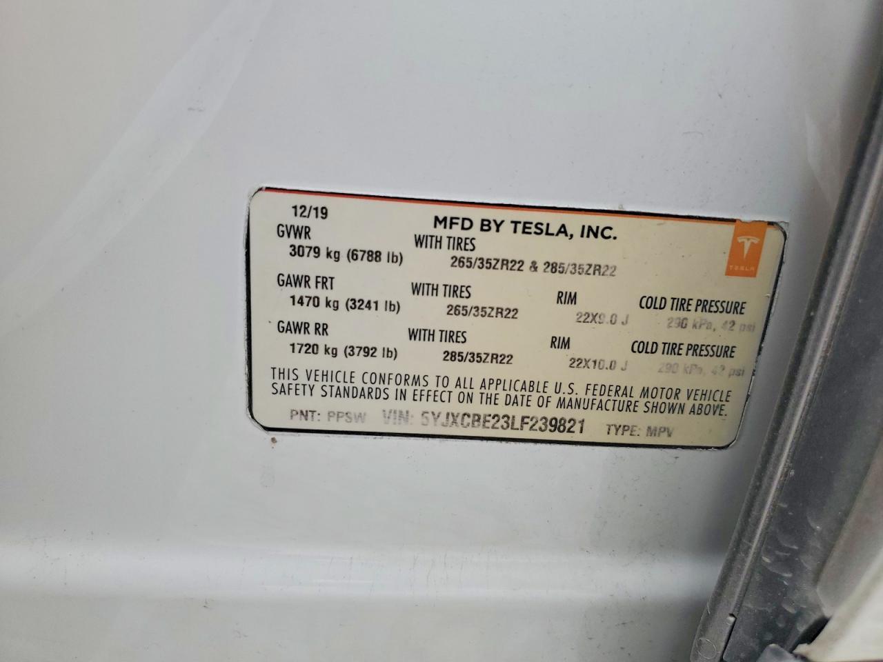 2020 Tesla Model X - zdjęcie 14