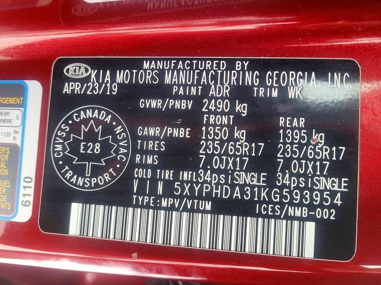 2019 Kia Sorento Ex, Ex Sport - zdjęcie 10