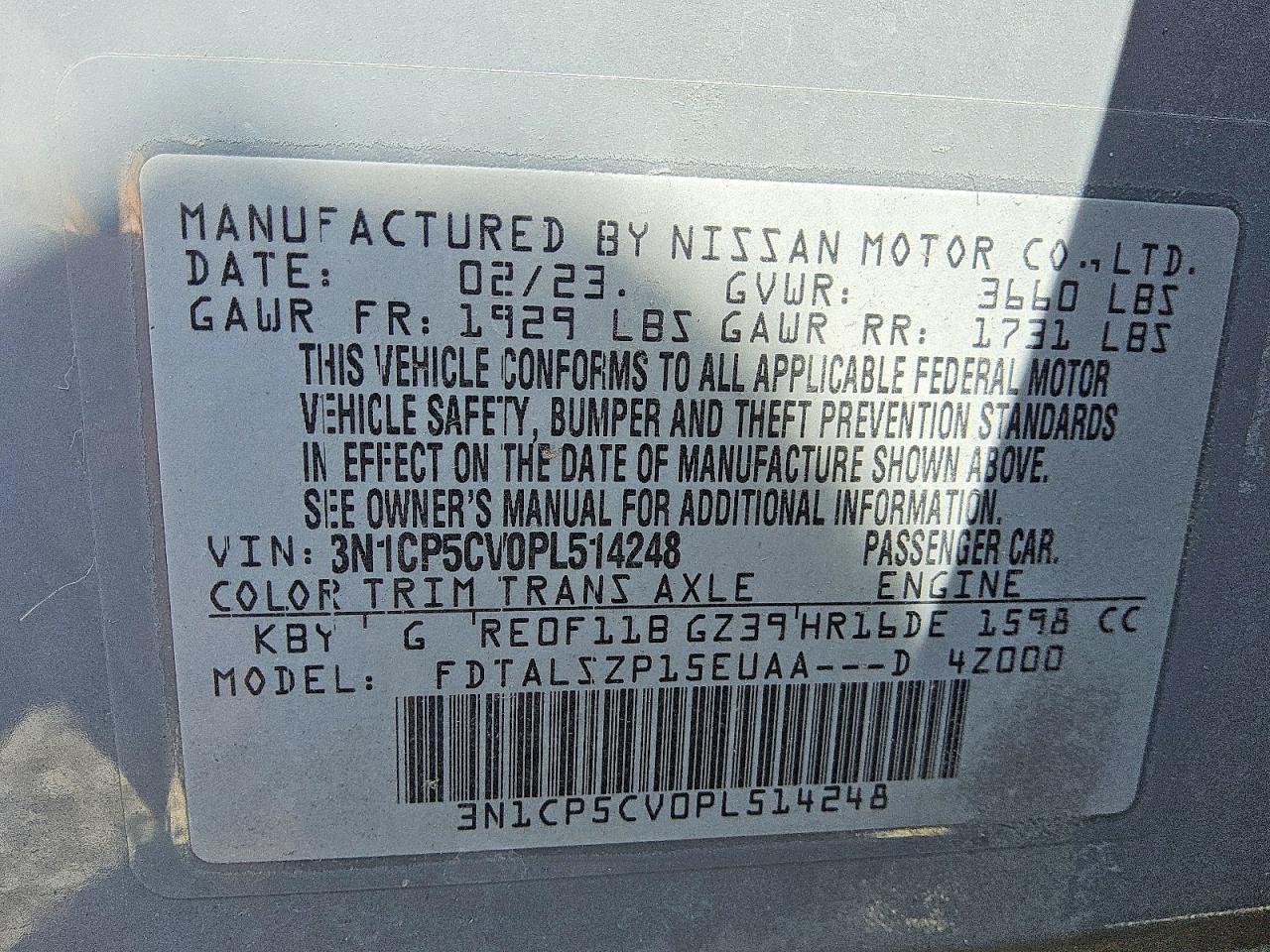 2023 Nissan Kicks Sv - zdjęcie 12