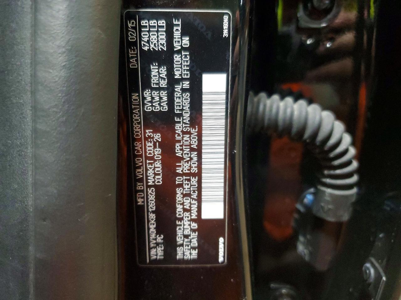 2015 Volvo V60 Premier - zdjęcie 13