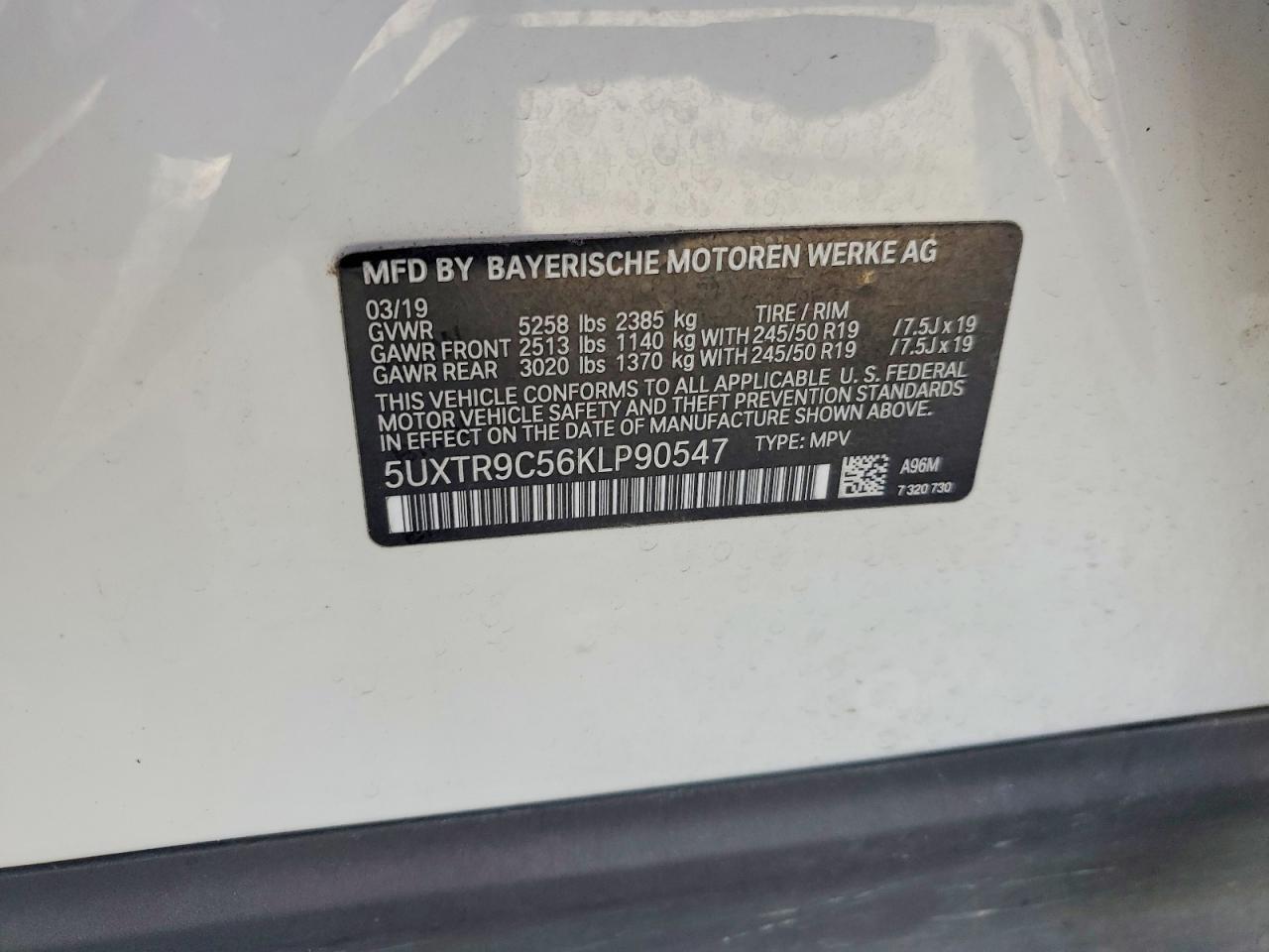 2019 BMW X3 xDrive30I - zdjęcie 12