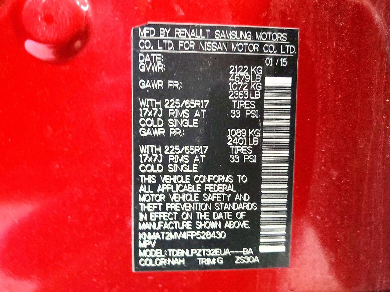 2015 Nissan Rogue S - zdjęcie 13