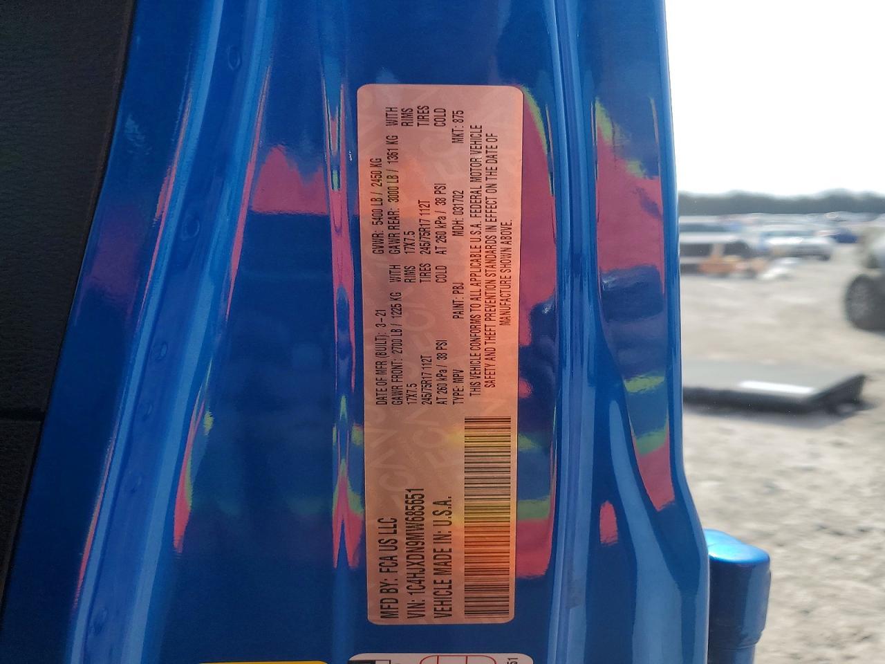 2021 Jeep Wrangler Unlimited Sport - zdjęcie 14