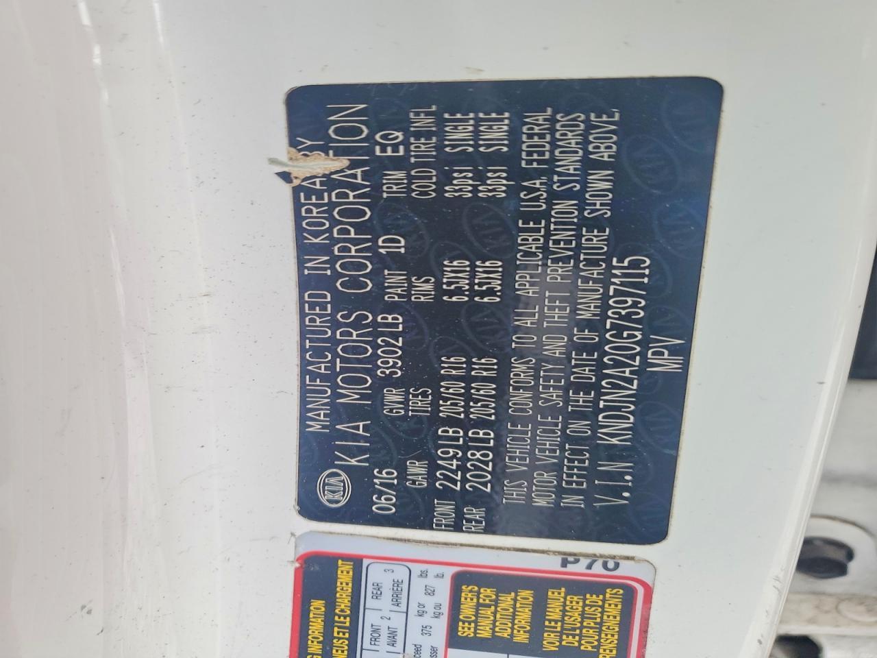 2016 Kia Soul Base - zdjęcie 13