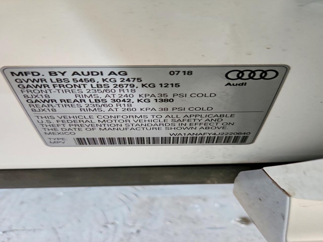 2018 Audi Q5 Premium - zdjęcie 14