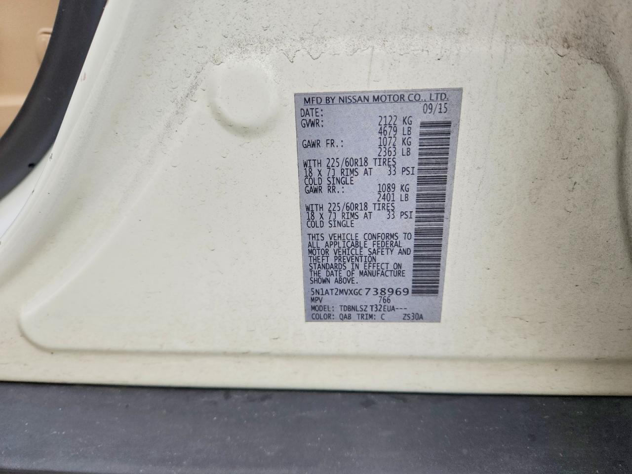 2016 Nissan Rogue Sl - zdjęcie 12