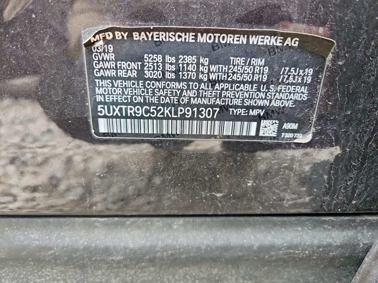 2019 BMW X3 xDrive30I - zdjęcie 13