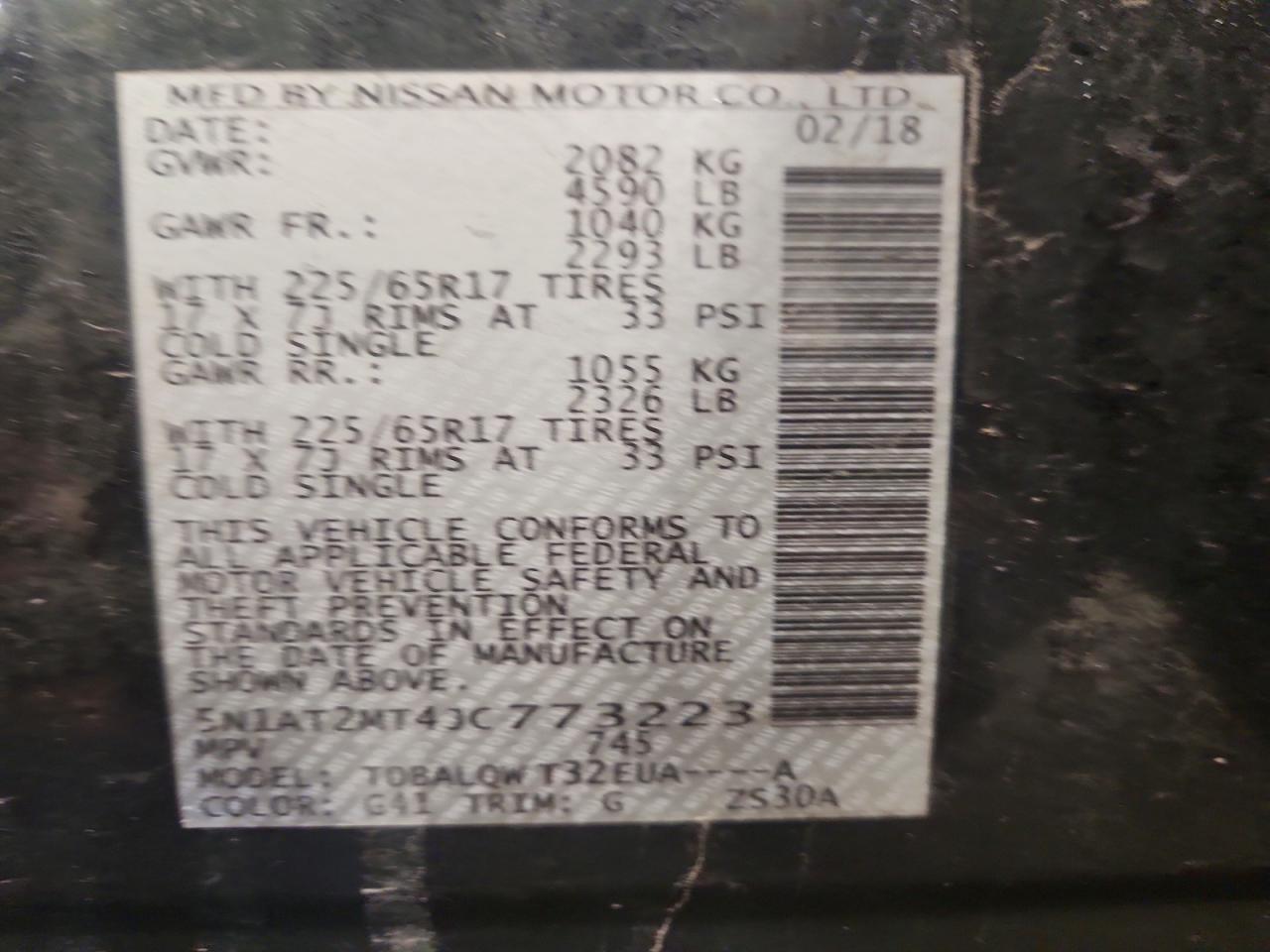 2018 Nissan Rogue Sv - zdjęcie 13