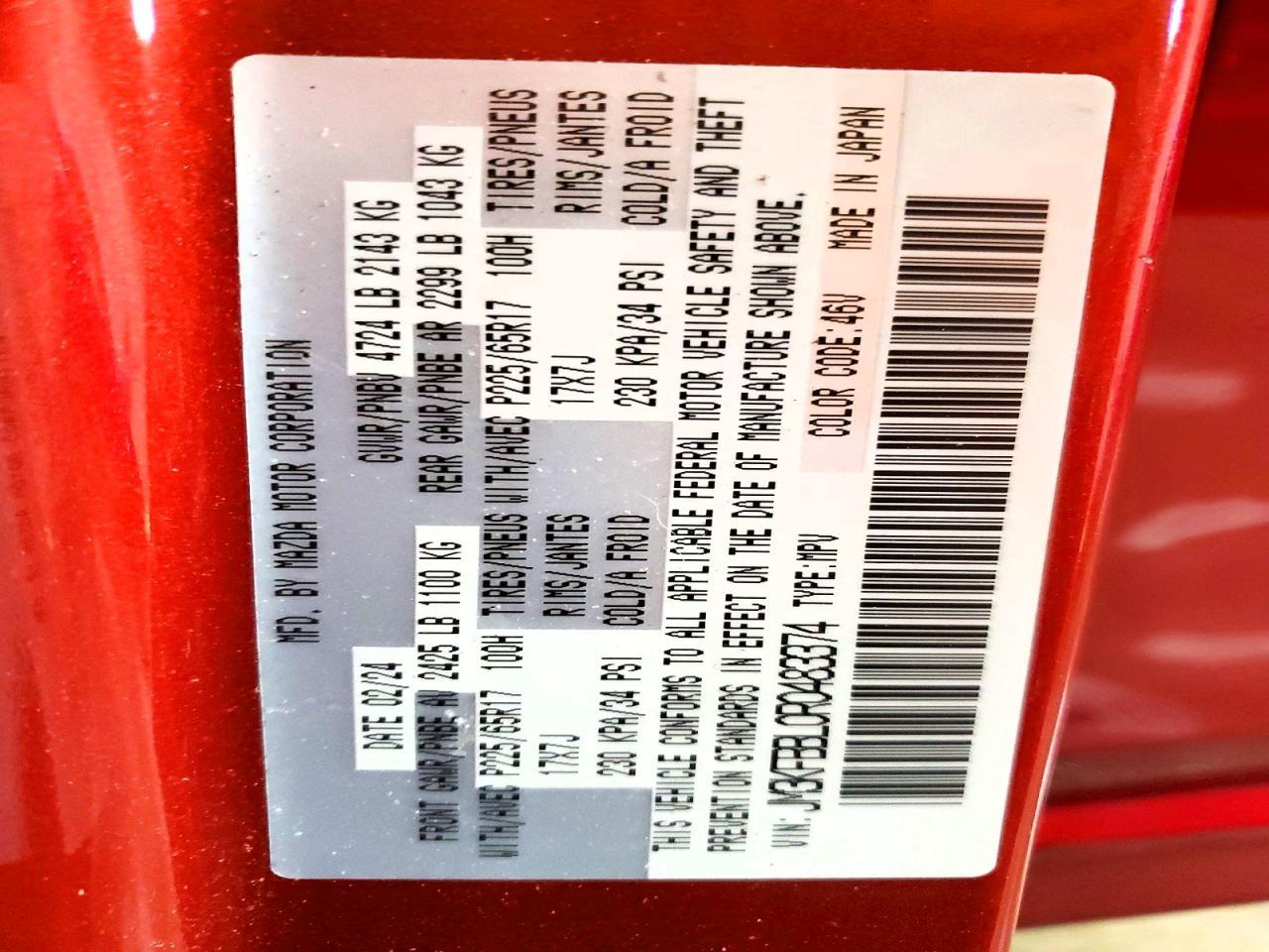 2024 Mazda Cx-5 Select - zdjęcie 14