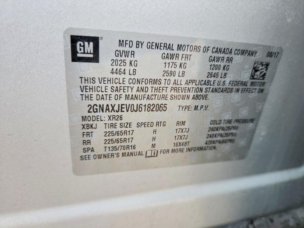 2018 Chev Equinox - zdjęcie 12