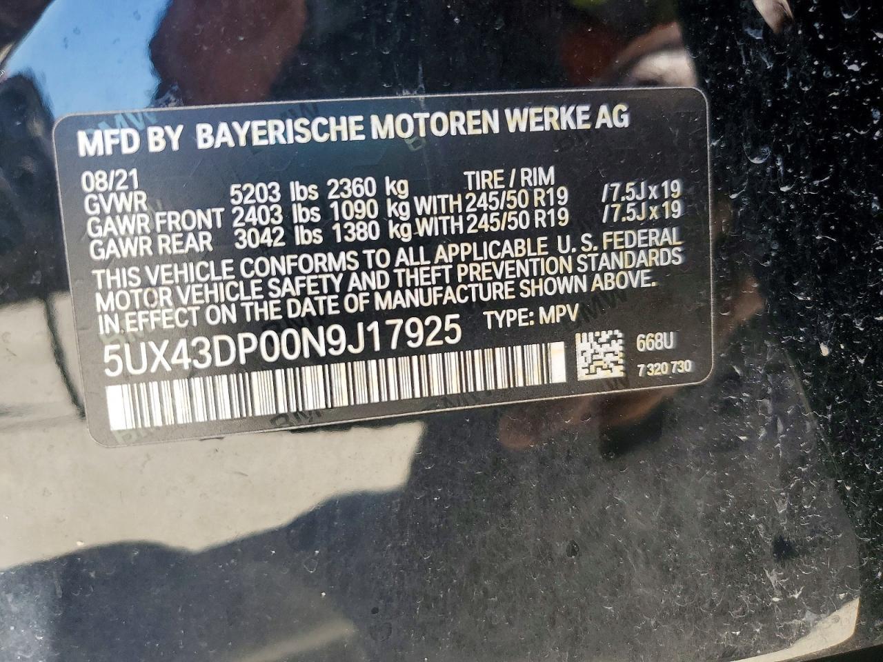 2022 BMW X3 Sdrive30I - zdjęcie 13
