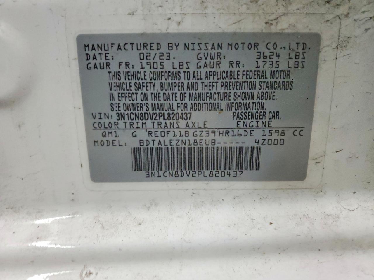 2023 Nissan Versa S - zdjęcie 12