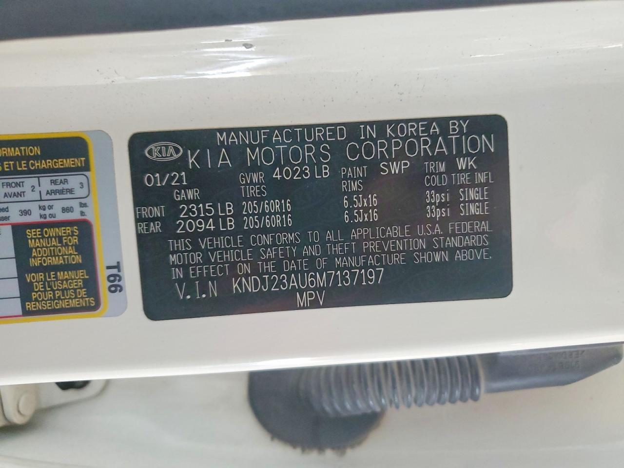 2021 Kia Soul S - zdjęcie 12