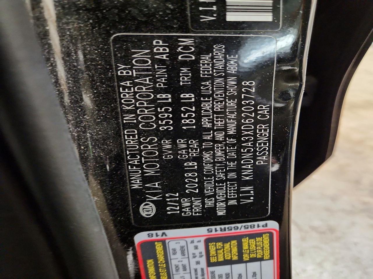 2013 Kia Rio 5-Door Ex - zdjęcie 12