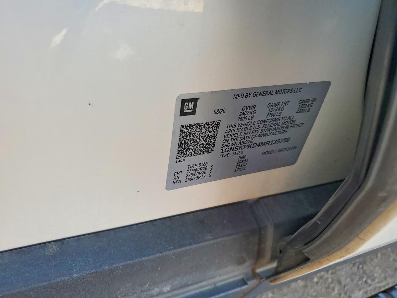 2021 Chevrolet Tahoe K1500 Z71 - zdjęcie 12