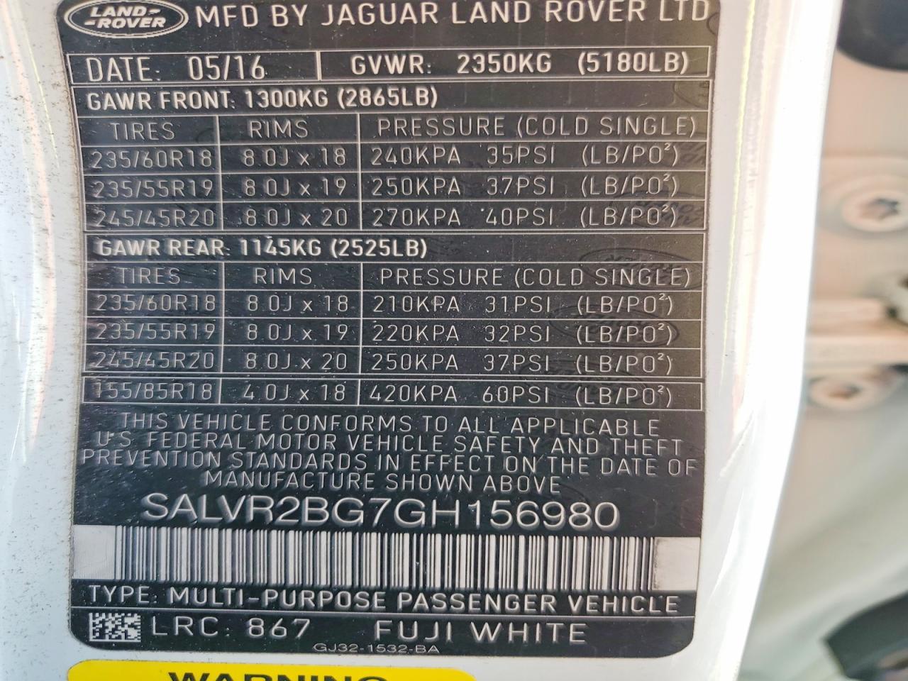 2016 Land Rover Range Rover Evoque Hse - zdjęcie 13