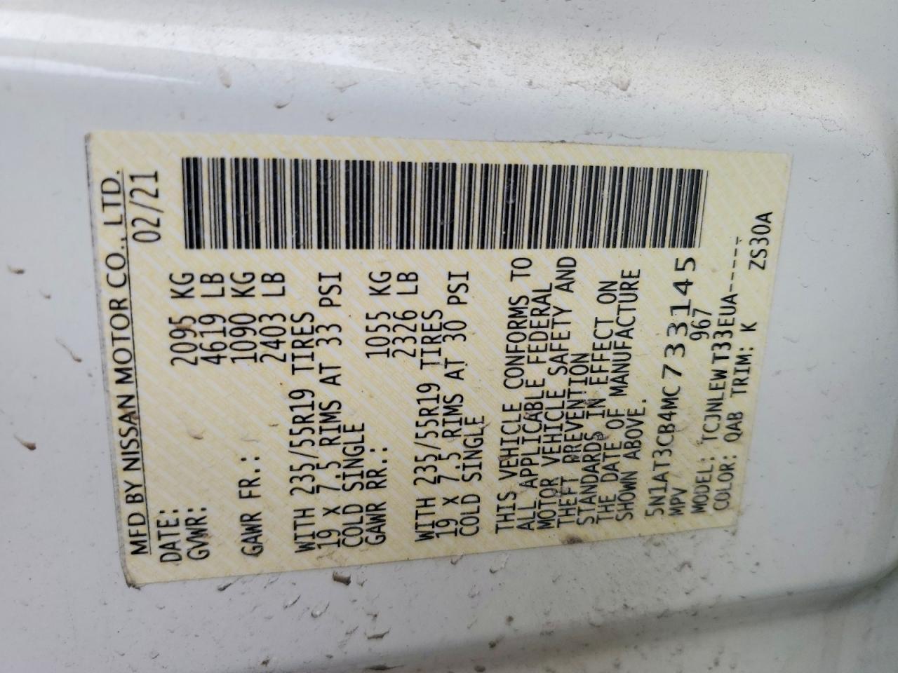 2021 Nissan Rogue Sl - zdjęcie 13