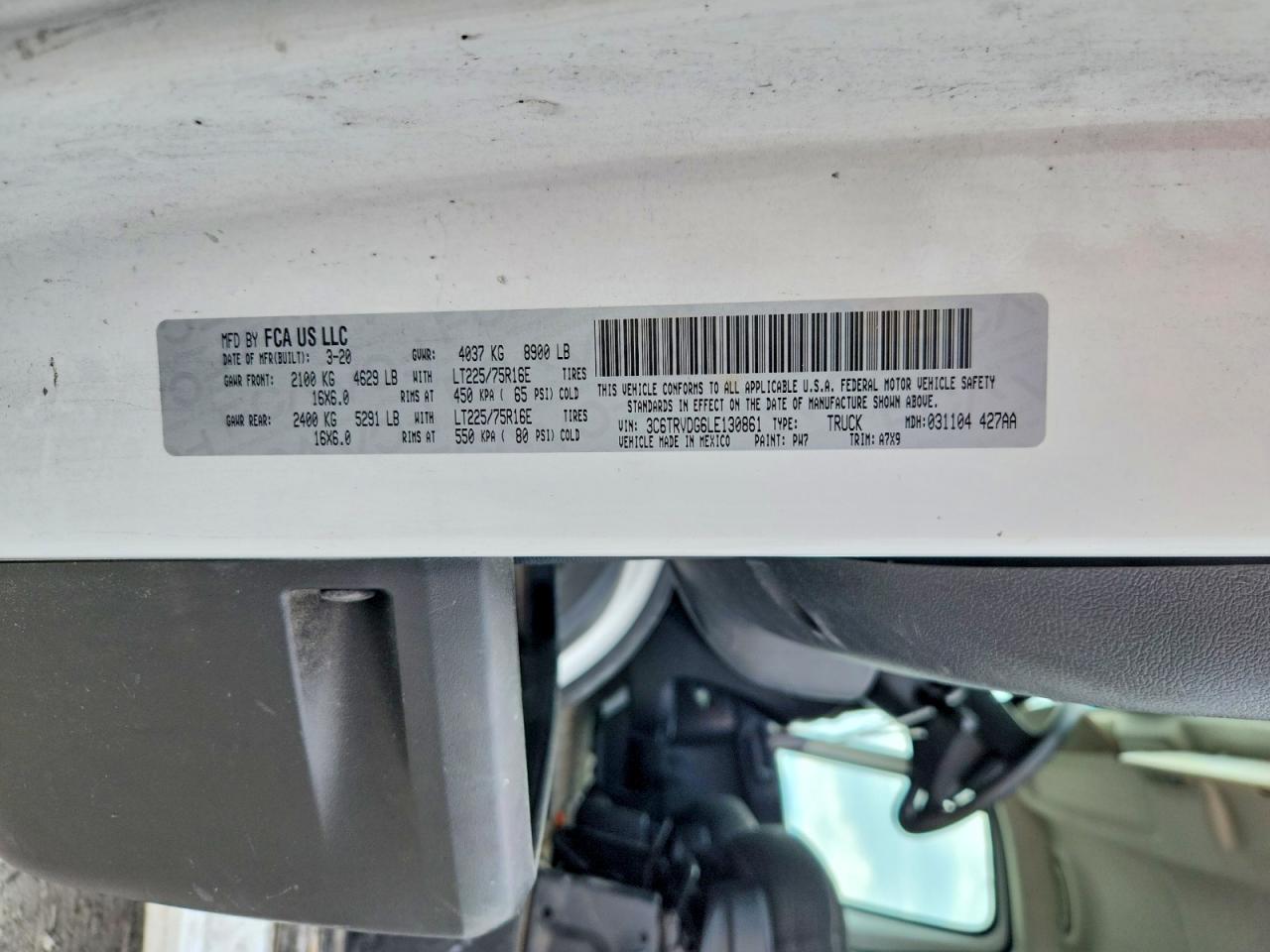 2020 Ram Promaster 2500 2500 High - zdjęcie 13