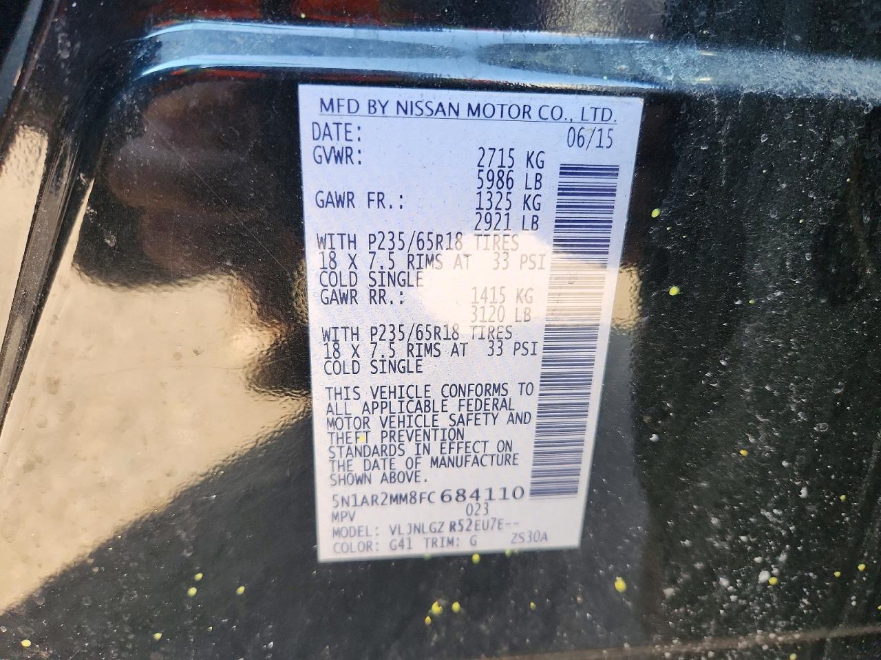 2015 Nissan Pathfinder Sl - zdjęcie 14