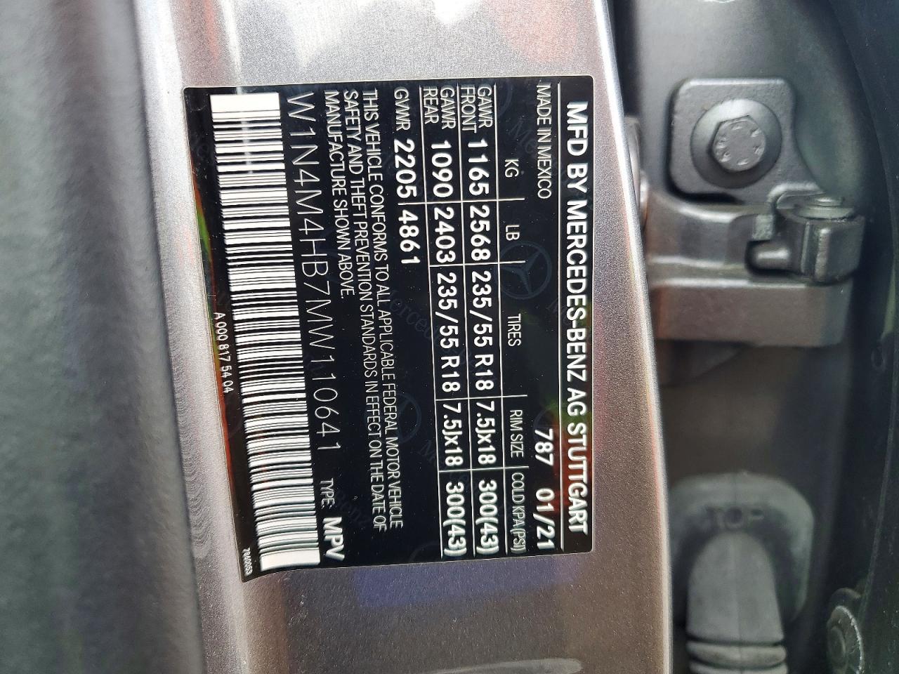2021 Mercedes-Benz Glb 250 4Matic - zdjęcie 13