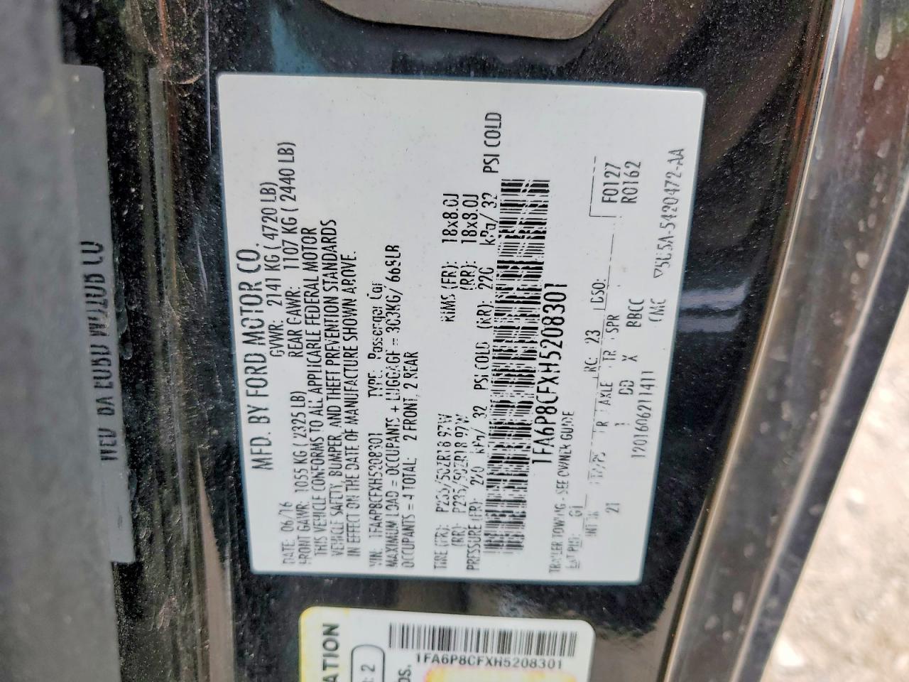 2017 Ford Mustang Gt - zdjęcie 12