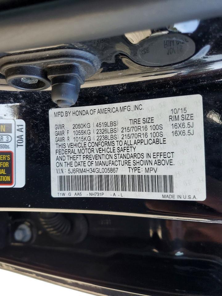 2016 Honda Cr-V Lx - zdjęcie 14