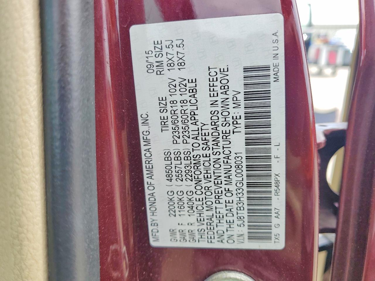 2016 Acura Rdx - zdjęcie 14