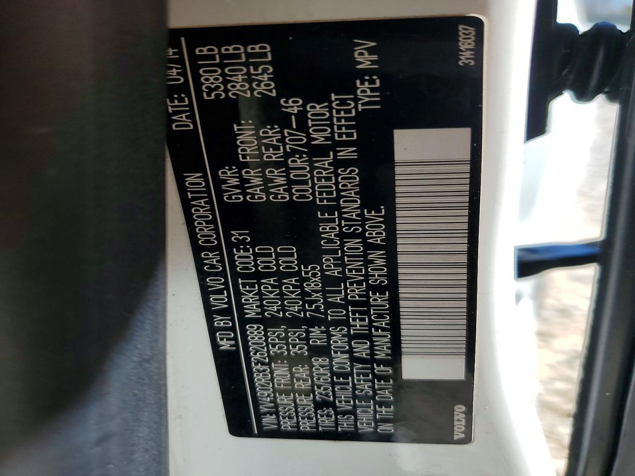 2015 Volvo Xc60 T6 Premier - zdjęcie 13