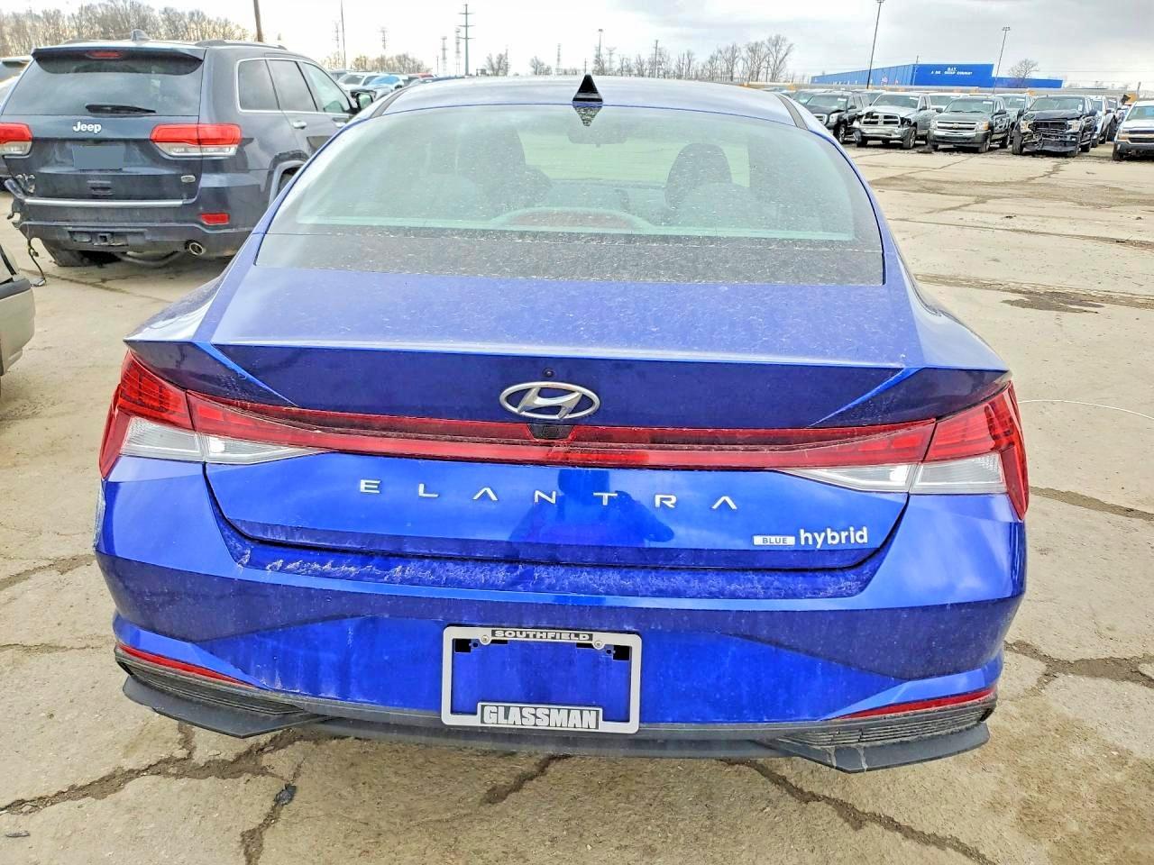 2021 Hyundai Elantra Hybrid Blue - zdjęcie 6