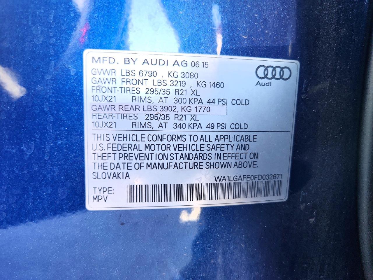 2015 Audi Q7 Premium Plus - zdjęcie 12