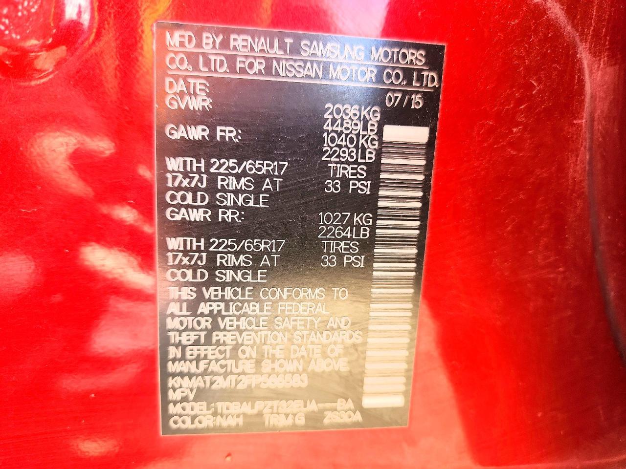 2015 Nissan Rogue S - zdjęcie 12