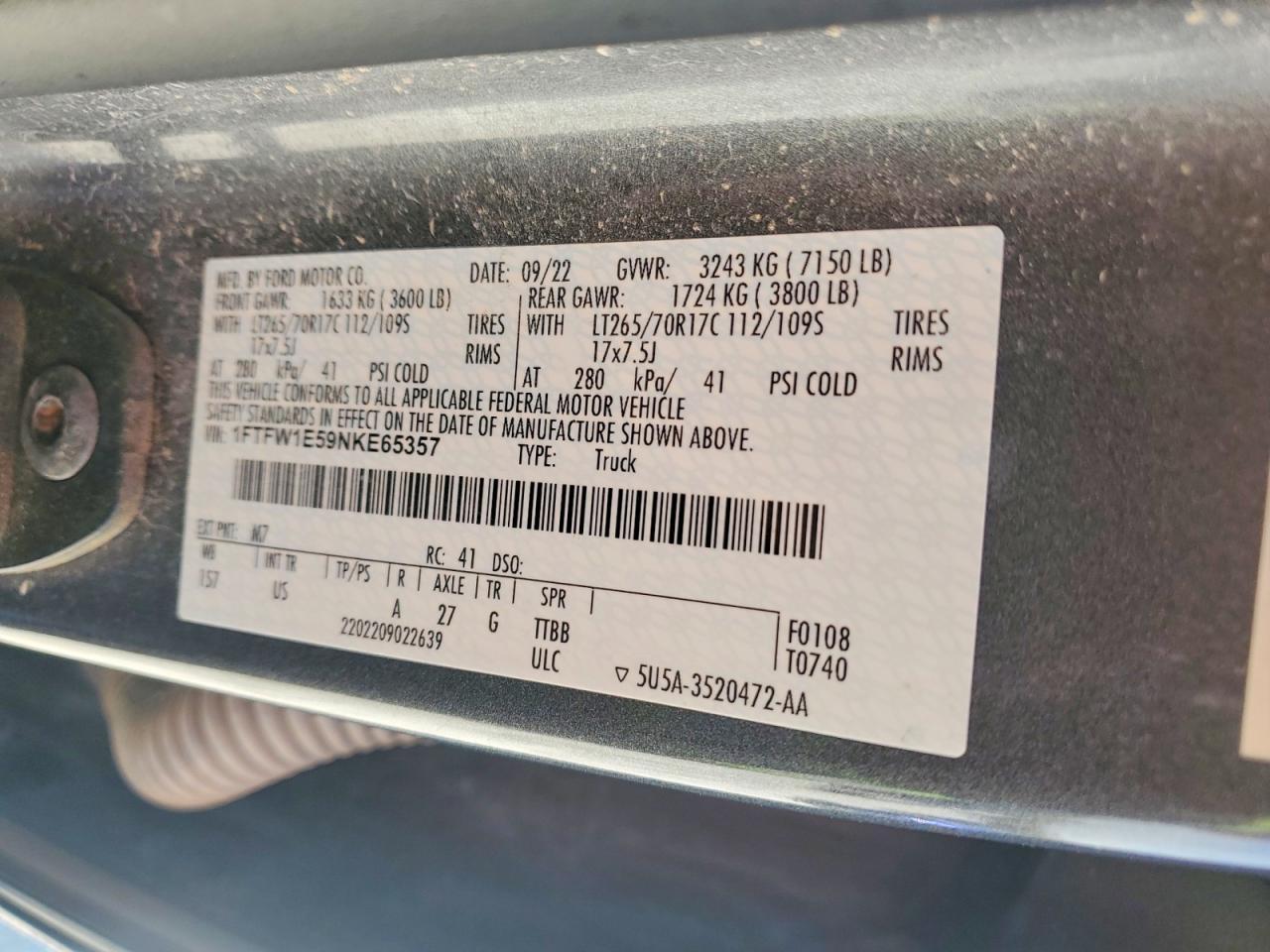 2022 Ford F150 Supercrew - zdjęcie 12