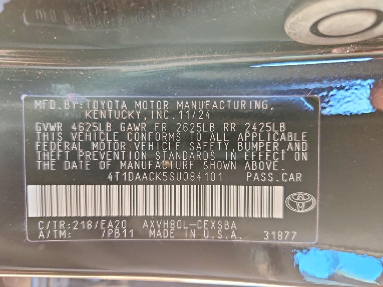 2025 Toyota Camry Se - zdjęcie 12