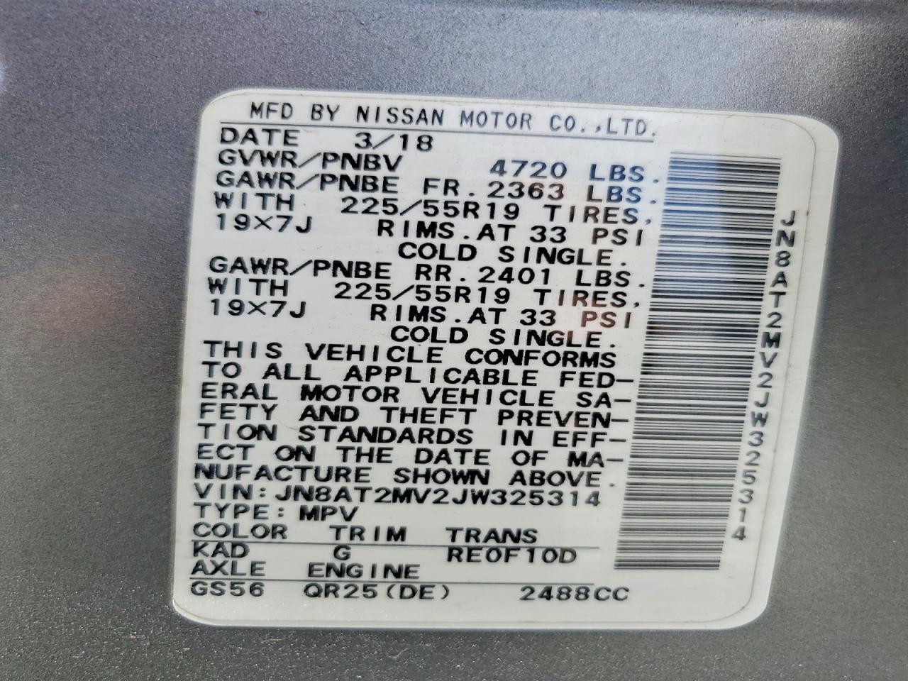 2018 Nissan Rogue Sl - zdjęcie 14