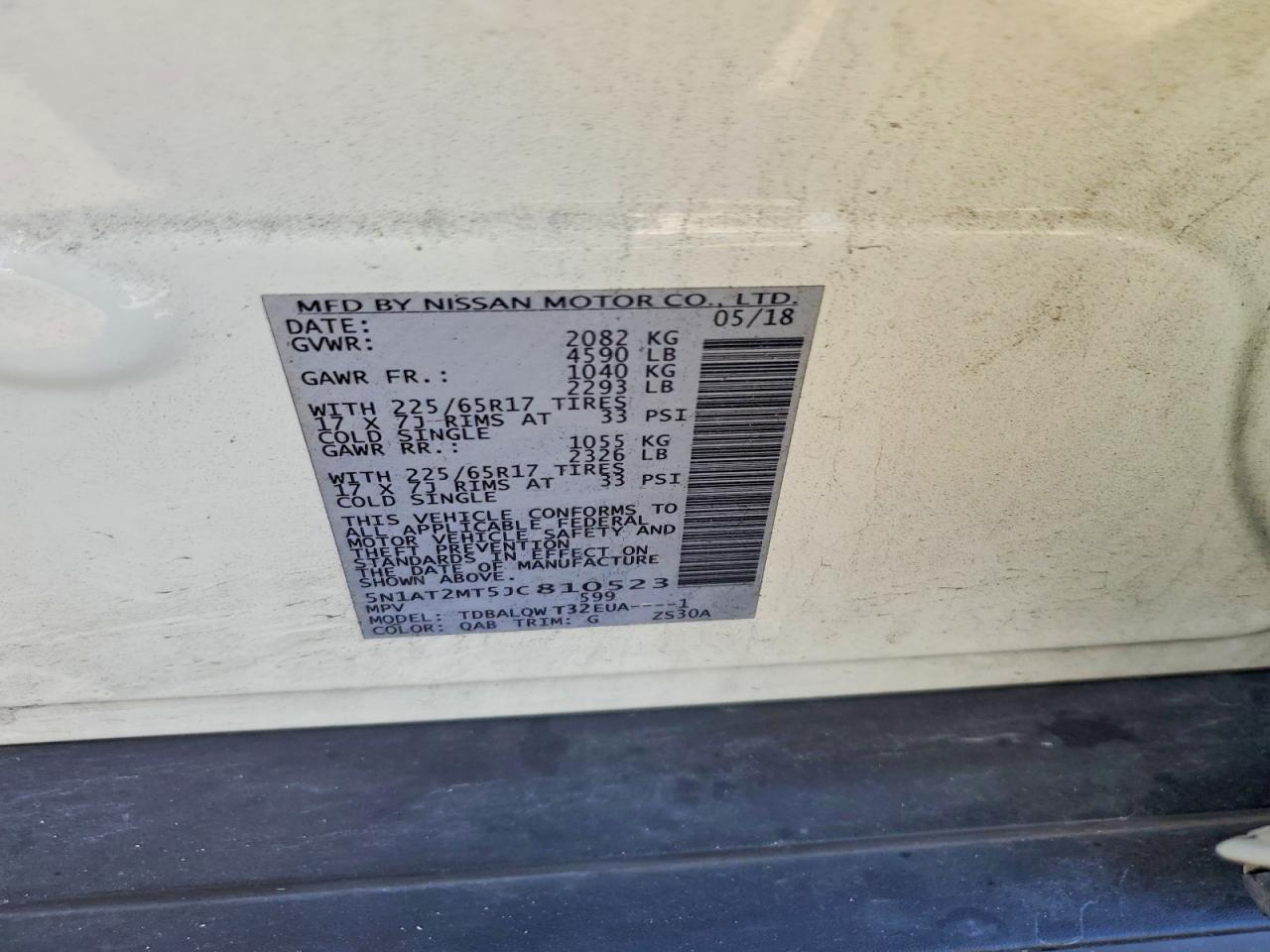 2018 Nissan Rogue Sv - zdjęcie 13