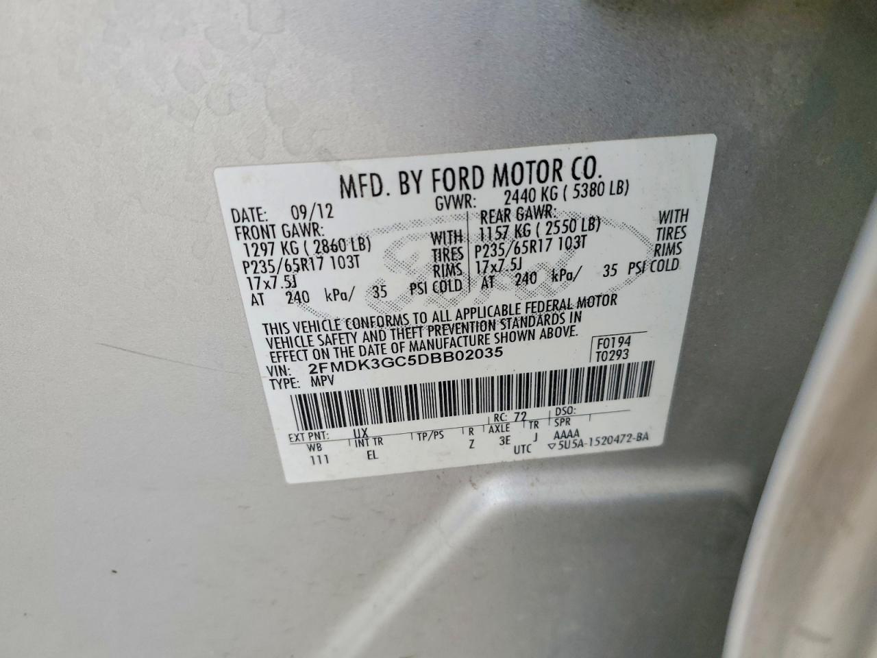 2013 Ford Edge Se - zdjęcie 12