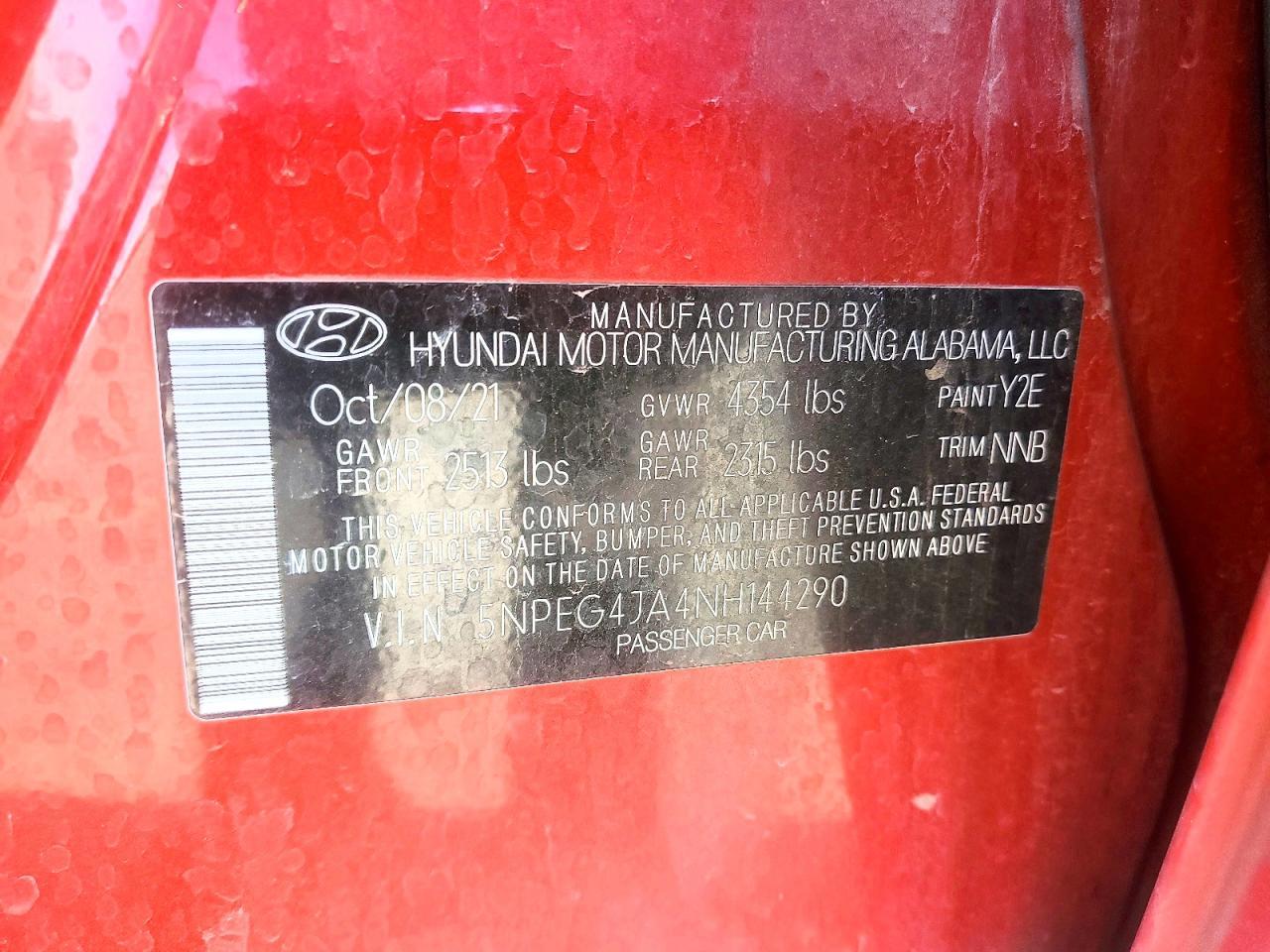 2022 Hyundai Sonata Se - zdjęcie 12