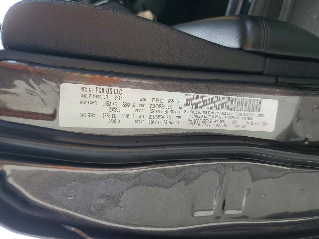 2015 Dodge Durango Limited - zdjęcie 14