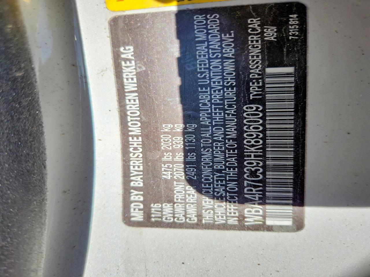 2017 BMW 430I - zdjęcie 12