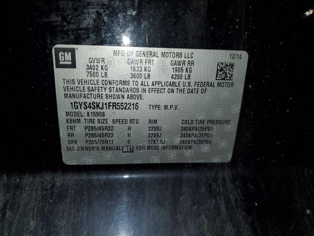 2015 Cadillac Escalade Esv Luxury - zdjęcie 14